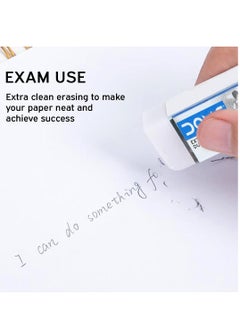 DOMS 3-Piece Extra Long Dust Free Erasers White  - Image 3