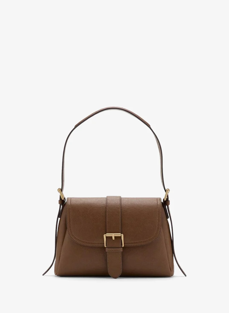 Mango Shoulder Bag With Buckle