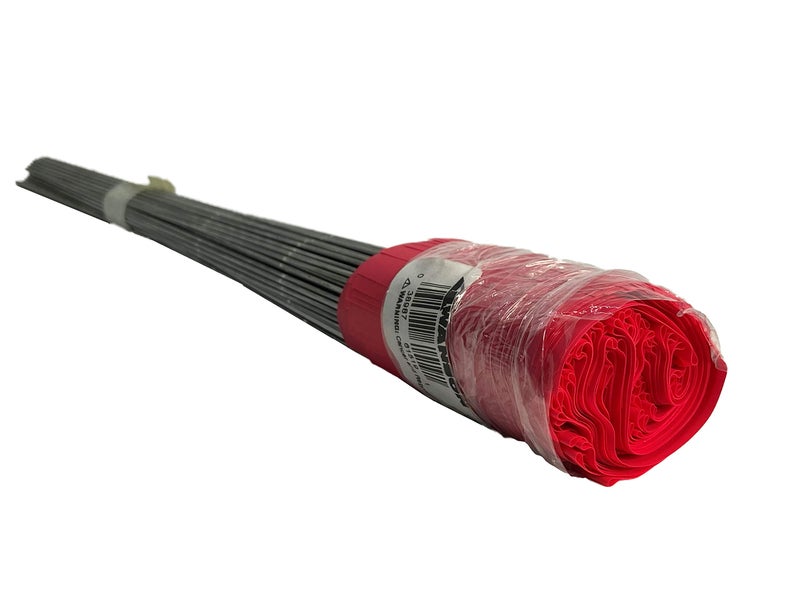 Swanson Tool Co. , Inc Swanson Tool Co FRG15100 2.5-Inch by 3.5-Inch Marking Flags with 15-Inch Wire Staffs, Red, 100-Pack - Image 5