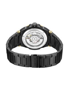 Kenneth Cole New York Downtown Men's 42mm Automatic Watch with Black Dial & Black Stainless Steel Bracelet  - Image 5