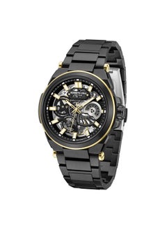 Kenneth Cole New York Downtown Men's 42mm Automatic Watch with Black Dial & Black Stainless Steel Bracelet  - Image 4