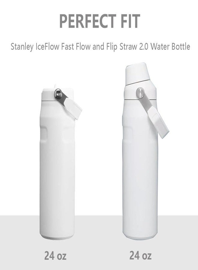 Dreamfocus 2PCS Silicone Boot for Stanley IceFlow Aerolight Fast Flow and Flip Straw 2.0 Water Bottle 24 oz - Image 2