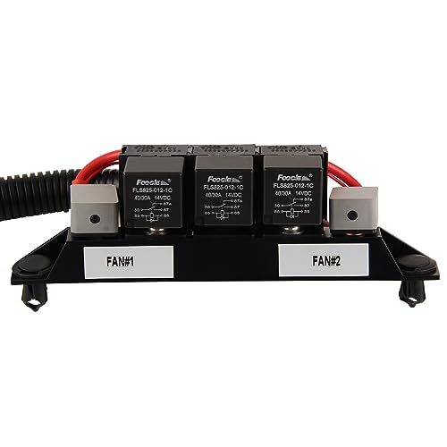 Jiacheng Speed Electric Dual Fan Control Wiring Harness 674-00923 Compatible with Chevy Silverado Suburban Tahoe Avalanche & GMC Yukon Sierra, Gasoline Engines Only - Image 3