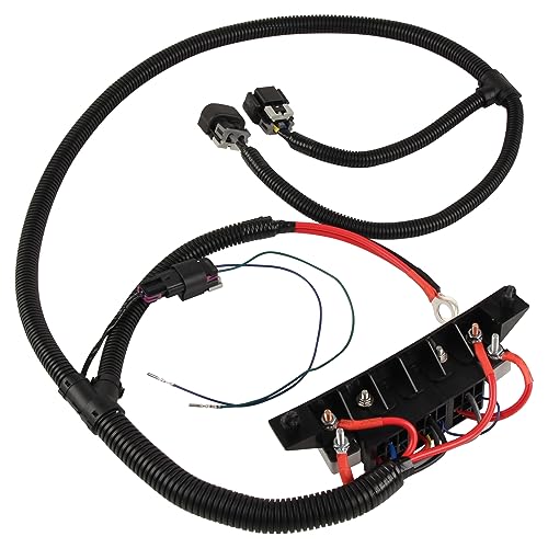Jiacheng Speed Electric Dual Fan Control Wiring Harness 674-00923 Compatible with Chevy Silverado Suburban Tahoe Avalanche & GMC Yukon Sierra, Gasoline Engines Only - Image 4