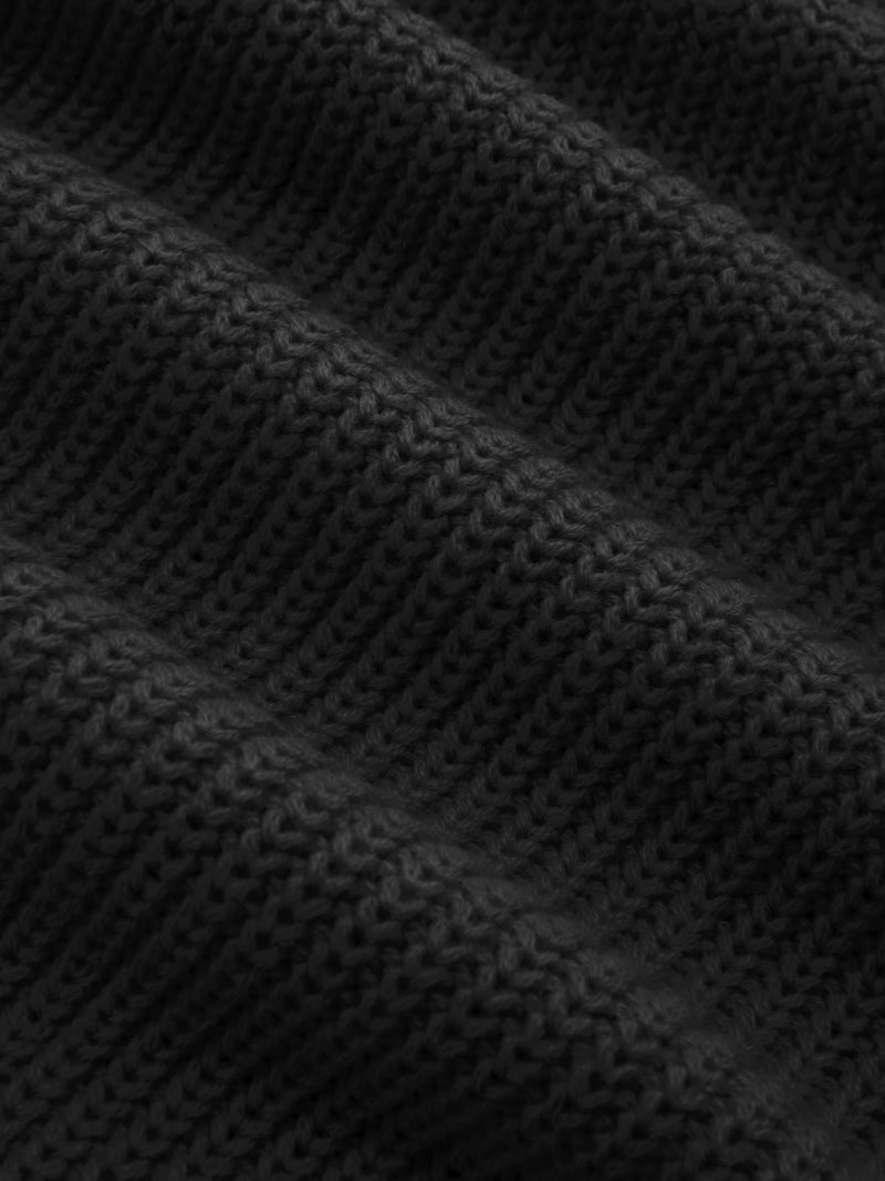 CIDER Cropped Sweaters for Women Turtleneck Sweater Long Sleeve Ribbed Knit Lantern Sleeve Pullover Fall Outfits Black - Image 4