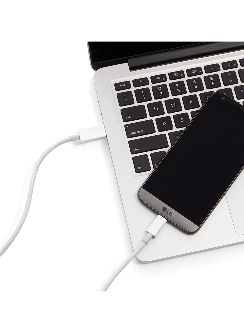 Huitich Usb Type C To Usb A Male 3.1 Gen2 Cable 1 Meters White - Image 5