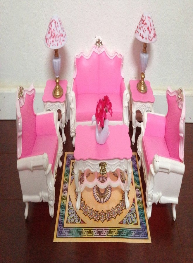 Gloria My Fancy Life Dollhouse Furniture - Deluxe Living Room Playset - Image 2