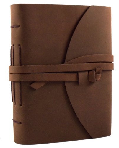 Rustic Ridge Leather Genuine Leather Legacy Journal by Rustic Ridge - Vintage Leather Diary Sketchbook - 380 Pages - 5" x 7" - Rich Dark Brown - Image 1