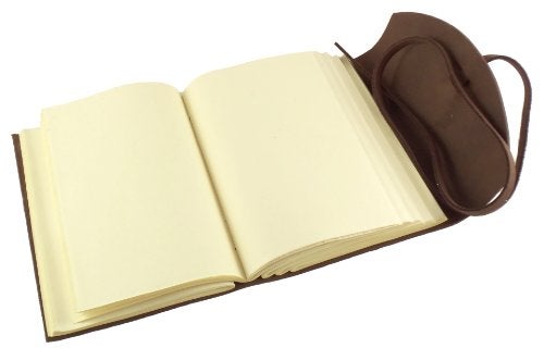 Rustic Ridge Leather Genuine Leather Legacy Journal by Rustic Ridge - Vintage Leather Diary Sketchbook - 380 Pages - 5" x 7" - Rich Dark Brown - Image 4
