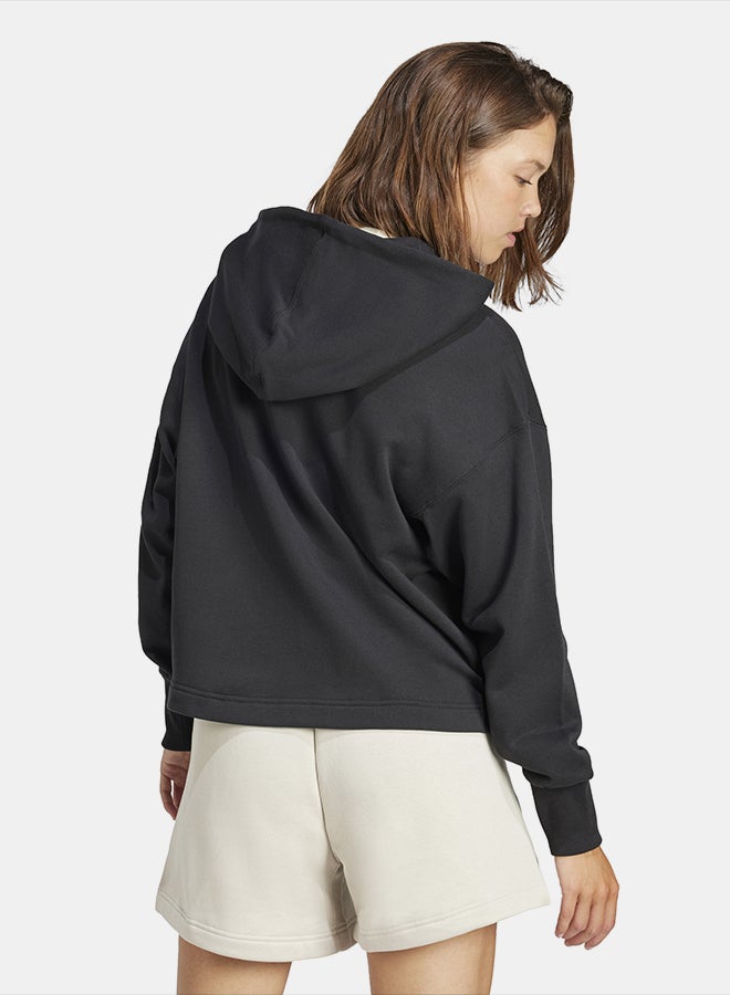 Adidas ALL SZN French Terry Loose Full-Zip Hoodie - Image 2