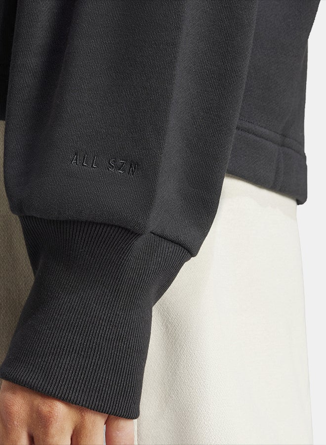 Adidas ALL SZN French Terry Loose Full-Zip Hoodie - Image 5