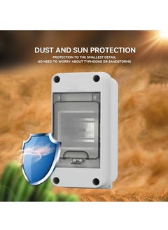 SYOSI 3 Way Circuit Breaker Box MCB Distribution Protection, Miniature Circuit Breaker With DIN Rail, IP65 Waterproof, Suitable for Indoor and Outdoor Use  - Image 4