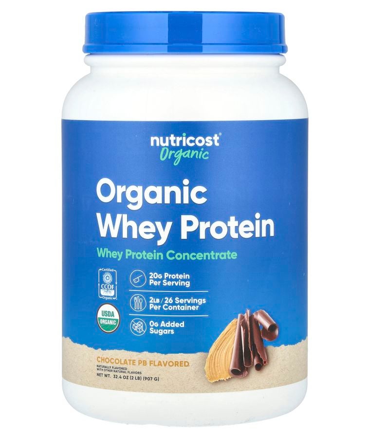 Organic Whey Protein Chocolate PB 2 lb (907 g)
