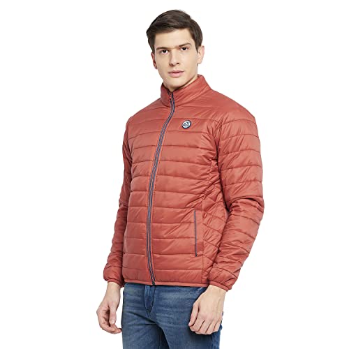 Duke Men's Nylon Standard Length Bomber Jacket (WSDZ834_Rust_XL) - Image 2