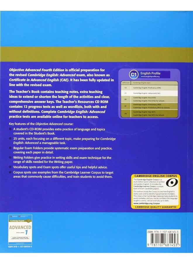 null - Objective Advanced Teacher's Book with Teacher's Resources CD-ROM 4th Edition - Image 1