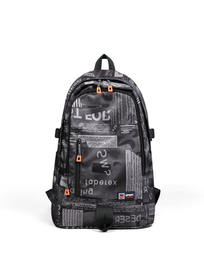 Viney Travel Backpack Men Large Capacity Double Shoulder Bag College High School Trendy Commuter Casual Laptop Bag - Image 1