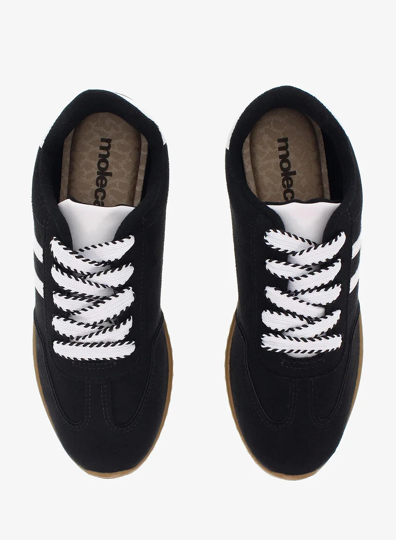 Moleca Black Moleca Women’s Sneakers – Lightweight Casual Footwear with Comfortable Cushioning for Women | Best Price UAE