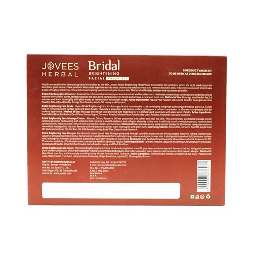 Jovees Herbals Bridal Brightening Facial Value Kit - Image 2