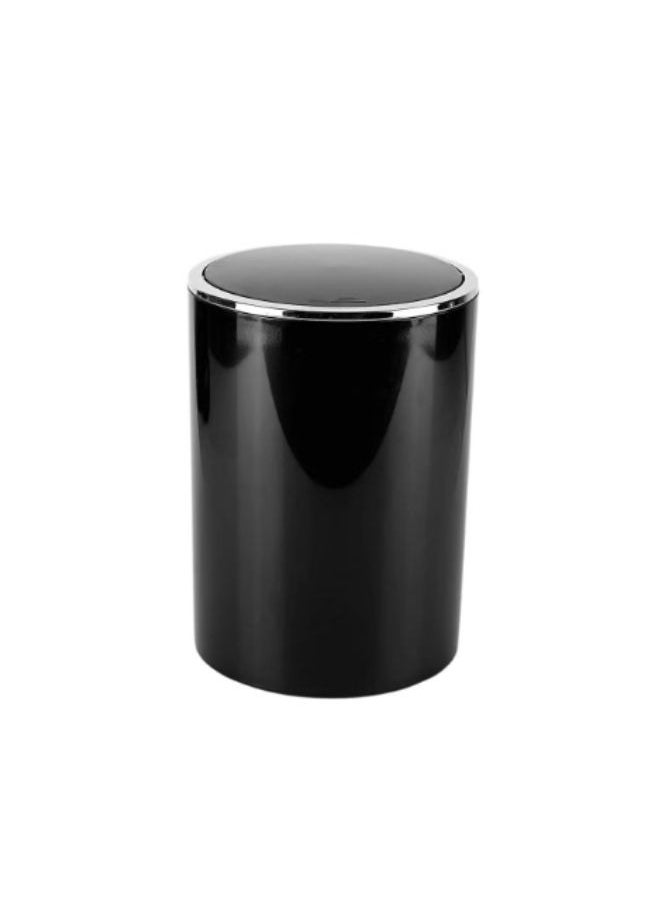 Primanova Trash can with swing lid , for your home , office , bathroom , 6 liter , black 