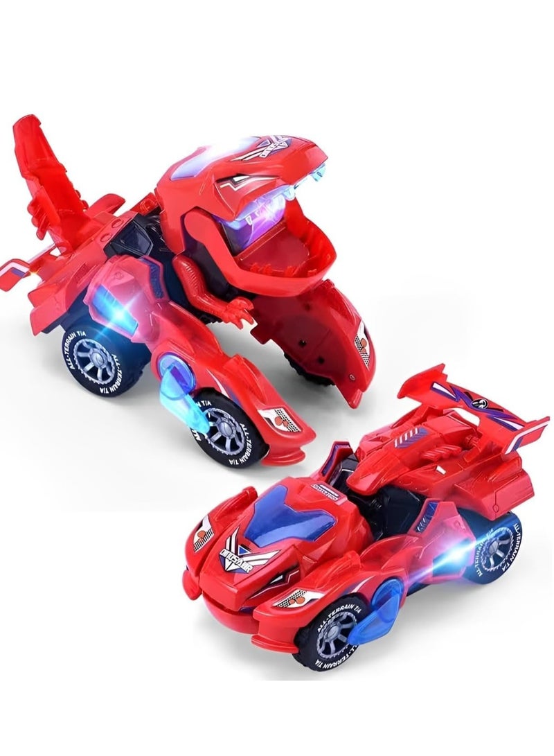 لعبة سيارة ديناصور للأطفال الذين تتراوح أعمارهم بين 3 و7 سنوات، هدية عيد ميلاد للبنين والبنات - Image 1