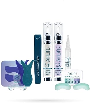 air-lift AirLift Lash Lift Basic Kit Professional with Instructions Original Lotions Syringe Eyelash Perm and Brow Lamination Dual Lifting System Salon Use 