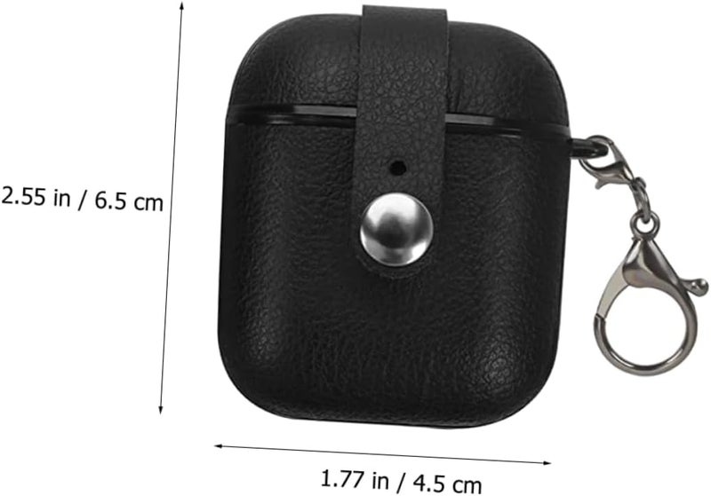 DOITOOL 5pcs Earbud Holder Pu Protective Case Compatible Durable Design for Outdoor Activities Easy Access to Charging Port Lightweight and Washable Earphone Shell Cover - Image 4