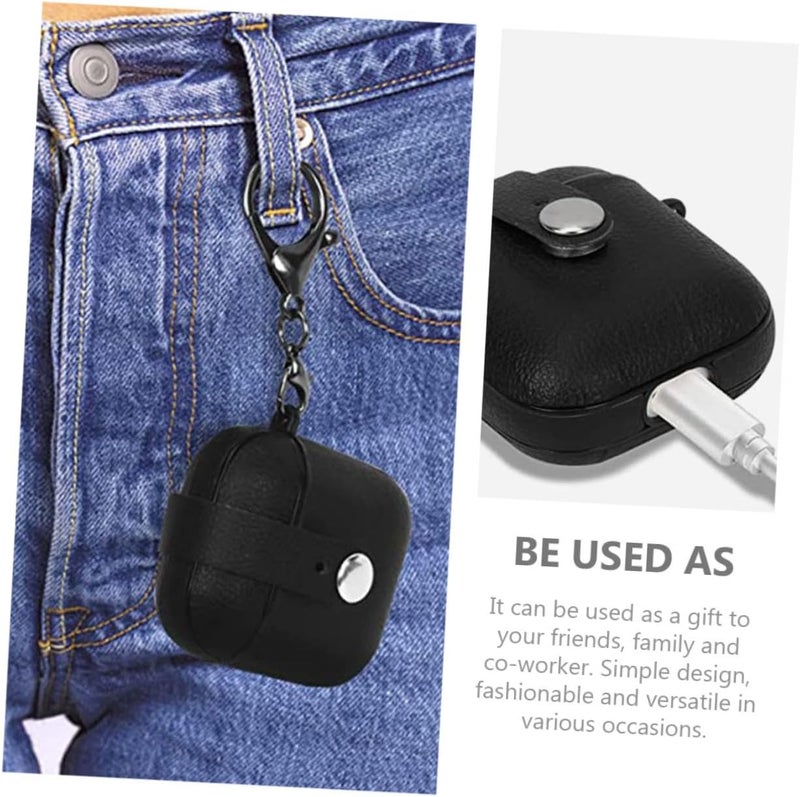 DOITOOL 5pcs Earbud Holder Pu Protective Case Compatible Durable Design for Outdoor Activities Easy Access to Charging Port Lightweight and Washable Earphone Shell Cover - Image 5