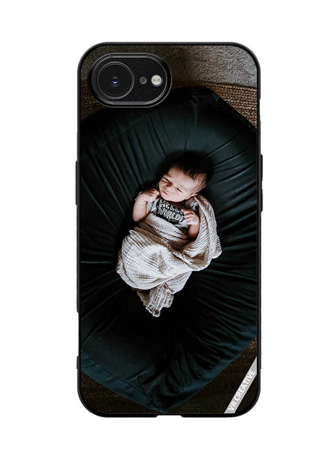 Protective Case Cover For Apple iPhone 16e Baby Nap Design Multicolour