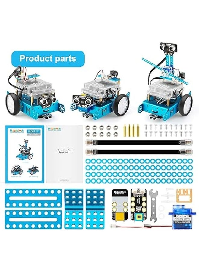 Makeblock - Makeblock Interactive Light  Sound Robot Addon Pack Designed for mBot 3in1 Robot Addon Pack 3 Shapes - Image 1