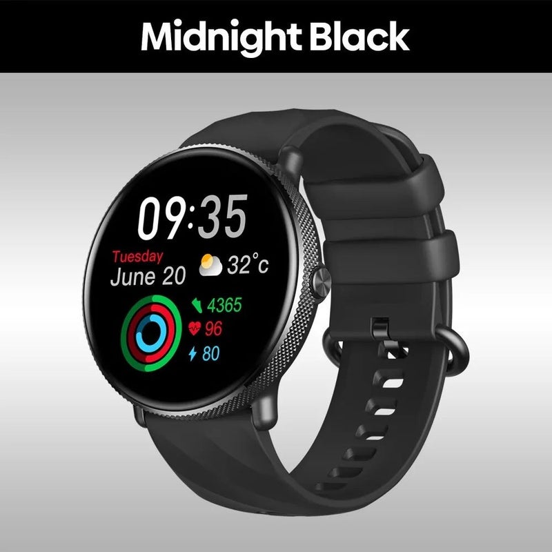 زيبليز ساعة ذكية Zeblaze GTR 3 Pro Voice Calling Smart Watch 1.43'' Amoled Display 316L Stainless Steel Fitness Tracking Smartwatch For Men Women, Midnight Black - Image 1