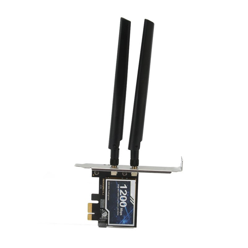 بطاقة إيثرنت PCIe بسرعة 300 ميجابت في الثانية على تردد 2.4 جيجاهرتز و 867 ميجابت في الثانية على تردد 5 جيجاهرتز - واجهة PCIe للاتصال عالي السرعة بالبلوتوث - بطاقة إيثرنت جيجابت لأجهزة سطح المكتب بنظام ويندوز 7 وويندوز 8 وويندوز 10 - Image 5