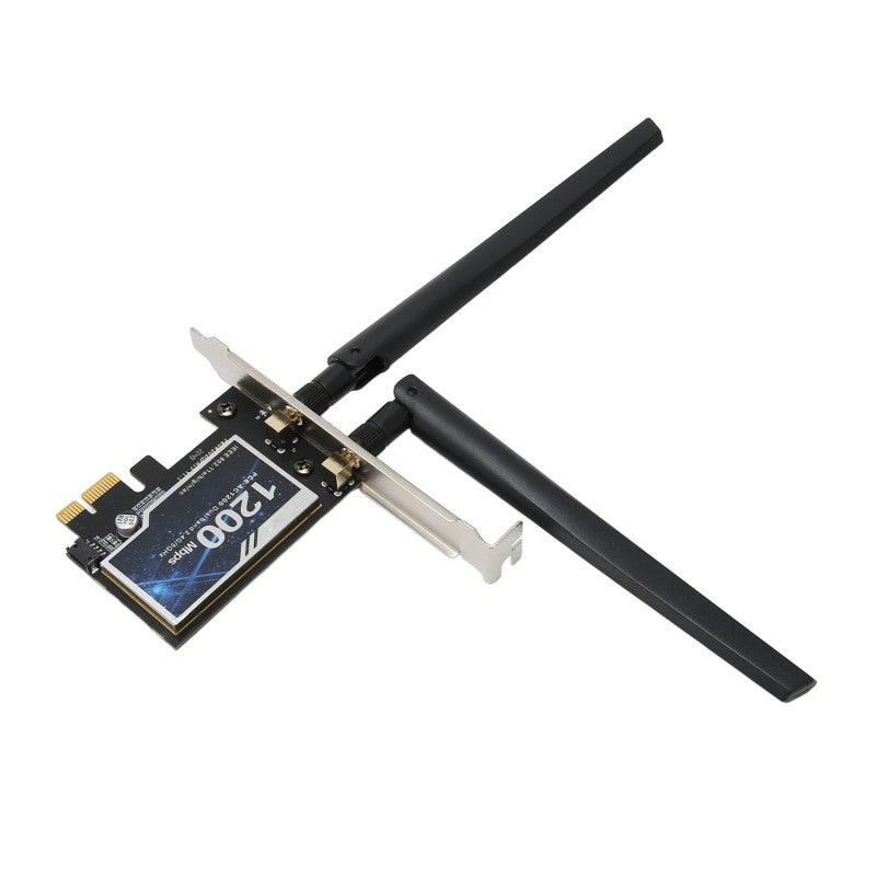 بطاقة إيثرنت PCIe بسرعة 300 ميجابت في الثانية على تردد 2.4 جيجاهرتز و 867 ميجابت في الثانية على تردد 5 جيجاهرتز - واجهة PCIe للاتصال عالي السرعة بالبلوتوث - بطاقة إيثرنت جيجابت لأجهزة سطح المكتب بنظام ويندوز 7 وويندوز 8 وويندوز 10 - Image 2