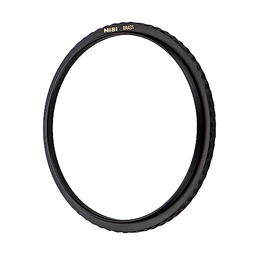 NiSi - Brass Pro 77mm to 82mm Step-Up Ring - Threaded Stepping Adapter Ring, 77mm Male Lens Attachment 82mm Female Filter and Accessory Thread - Matte Black Finish to Prevent Reflections, Brass Alloy - Image 1