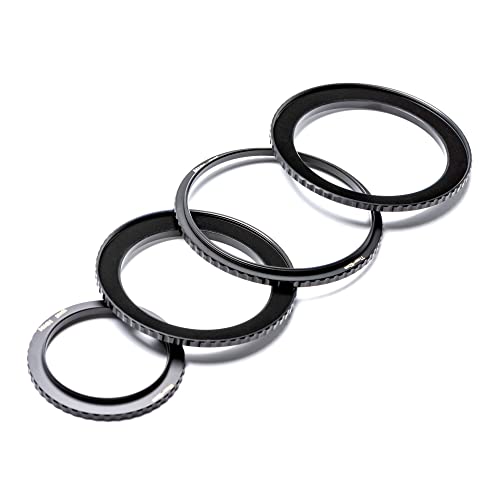 NiSi - Brass Pro 77mm to 82mm Step-Up Ring - Threaded Stepping Adapter Ring, 77mm Male Lens Attachment 82mm Female Filter and Accessory Thread - Matte Black Finish to Prevent Reflections, Brass Alloy - Image 3