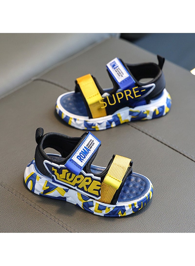 Super Boy's Fabric and Rubber Outdoor Sandal  - Image 2