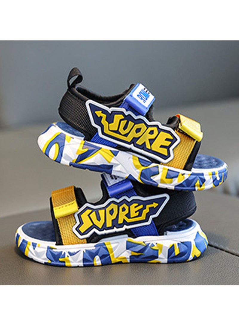 Super Boy's Fabric and Rubber Outdoor Sandal  - Image 3