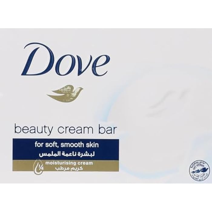 Dove Beauty Cream Bar Soap White Made with ¼ moisturizing cream 90G (Pack of 4) - Image 2