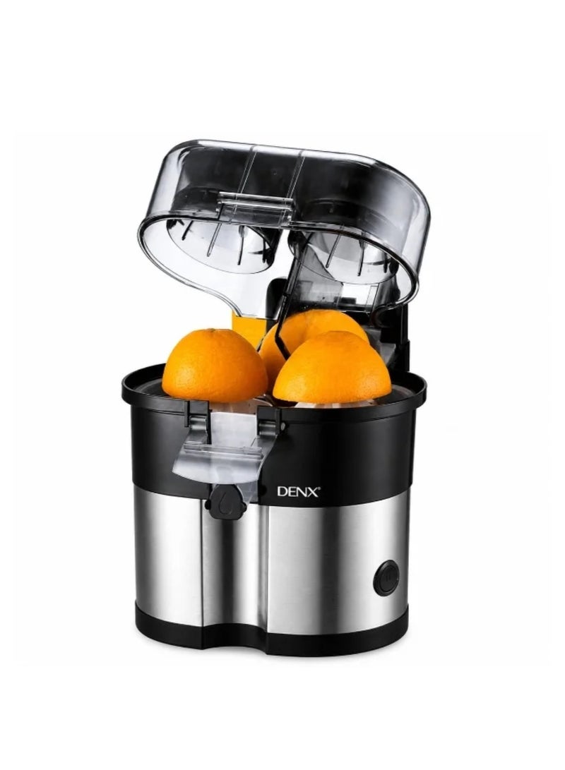 Dinex Dinx 100W Electric Citrus Juicer, 380ml Capacity, with Double Cone and Stainless Steel Body, for Oranges and Lemons - Image 2