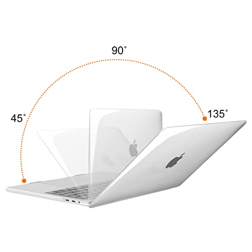 MOSISO Compatible with MacBook Pro 15 inch Case 2019 2018 2017 2016 Release A1990 A1707 with Touch Bar, Plastic Hard Shell Case Cover & Screen Protector, Crystal Clear - Image 4