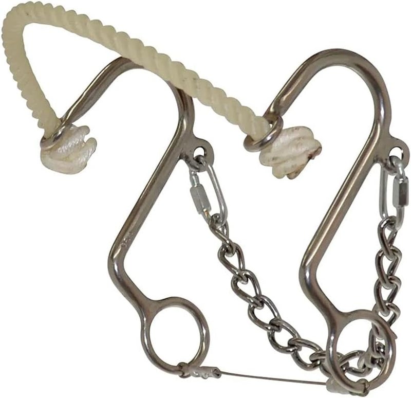 Circle Y REINSMAN Diamond R Little S Rope Nose Hackamore for Horse, DR058 - Image 1