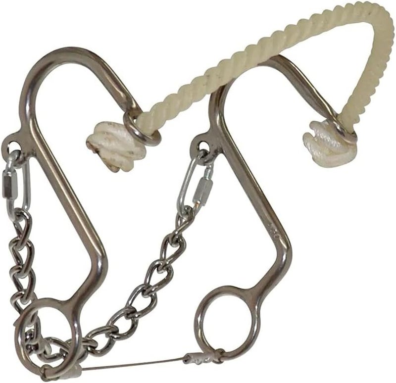 Circle Y REINSMAN Diamond R Little S Rope Nose Hackamore for Horse, DR058 - Image 2