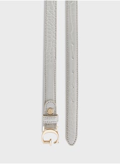 GUESS Logo Detailed None Allocated Hole  Belt  - Image 2