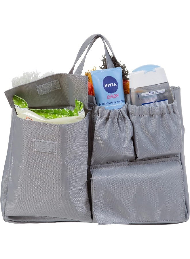 Childhome Multi Pocket Bag Organizer Compatible With Mommy Grey Cwinb - Image 4