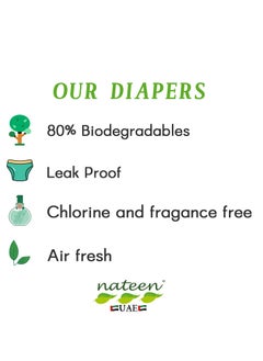 nateen Nateen Combi Maxi Incontinence Adult Diaper, Large, Waist Size 115-150cm,10 Count Adult Diapers,with Maximum Absorbent Layer, Leak Guard,Disposable Underwear for Men&Women,3900ml Absorbency.  - Image 2