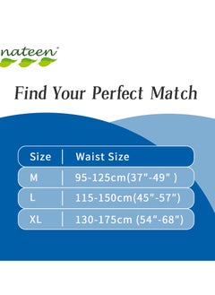 nateen Nateen Combi Maxi Incontinence Adult Diaper, Large, Waist Size 115-150cm,10 Count Adult Diapers,with Maximum Absorbent Layer, Leak Guard,Disposable Underwear for Men&Women,3900ml Absorbency.  - Image 5