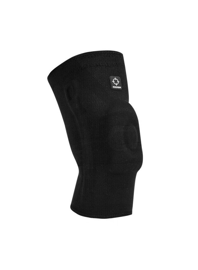 Rigorer Basketball Knee Pads Meniscus Protection Sports Leg Guards Z318330201 Pure Black L - Image 1