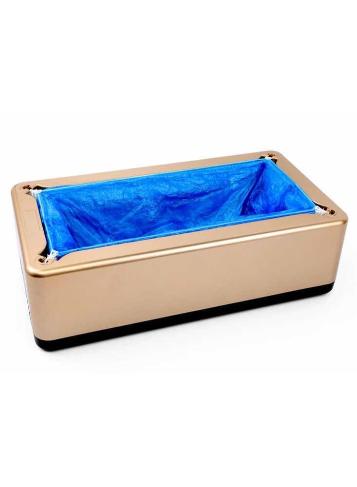 DubaiGallery Shoe Cover Dispenser Shoe Cover Machine Automatic Shoe Booties Disposable 100pcs Disposable Plastic Shoe Covers Bags Shoe Covers Machine for Indoors Home Supermarket Shops Hospital - Image 2