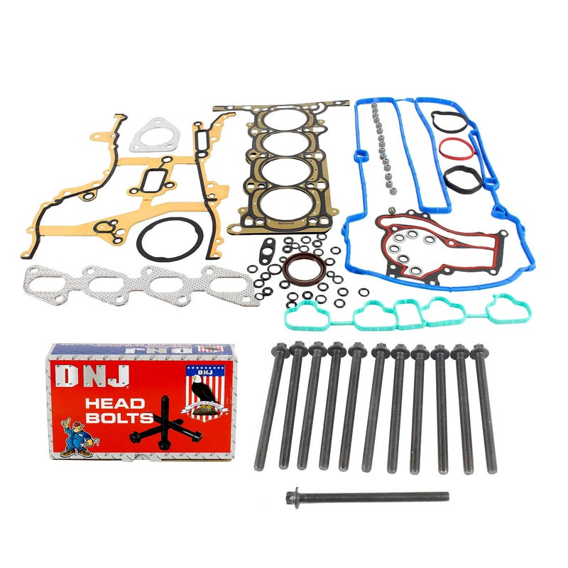 DNJ HGB343 Cylinder Head Gasket Set with Head Bolt Kit for 20112021 Buick Cadillac Chevrolet Cruze Cruze Limited ELR 14L L4 16V DOHC 1364cc