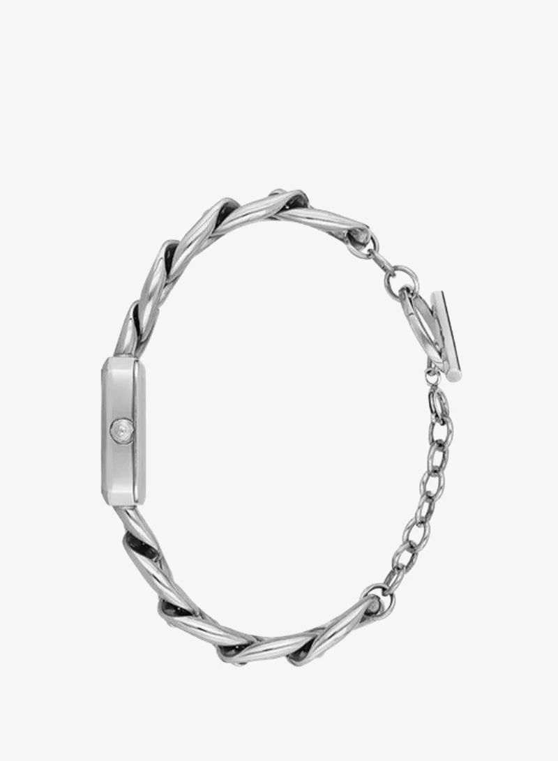 Freelook Paris Freelook - Charmant Women's Watch | Steel Case | Stainless Steel Band | Light Green & Square Dial | Analog | Japanese Quartz | Mineral Glass | Premium Luxury Watch | Ideal Gift | Water Resistant 50 Meters