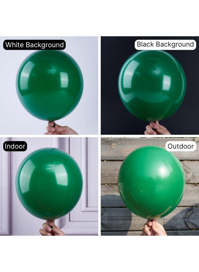PartyWoo Dark Green Balloons 140 pcs Different Sizes of 18 12 10 5 Inch Hunter Emerald Forest Green Balloon Arch Kit Garland for Graduation Christmas Jungle Birthday Party Decorations Green-Y56 - Image 3